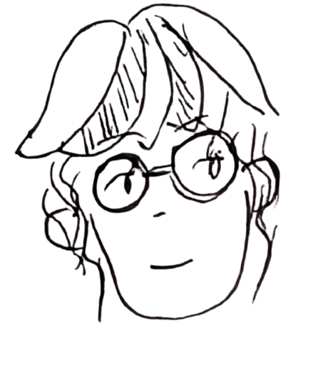 63 の似顔絵